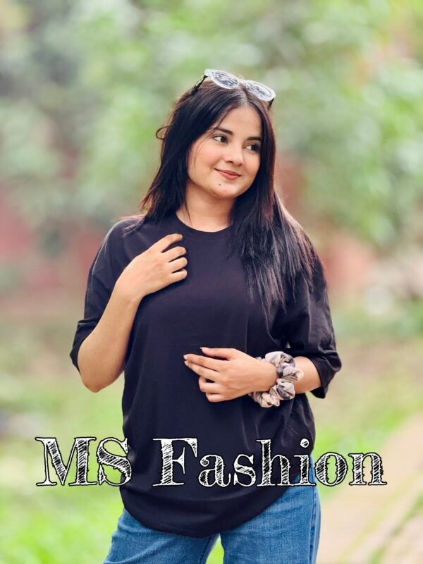 Ladies Drop Shoulder T-shirt Combo (2pcs) - Image 3